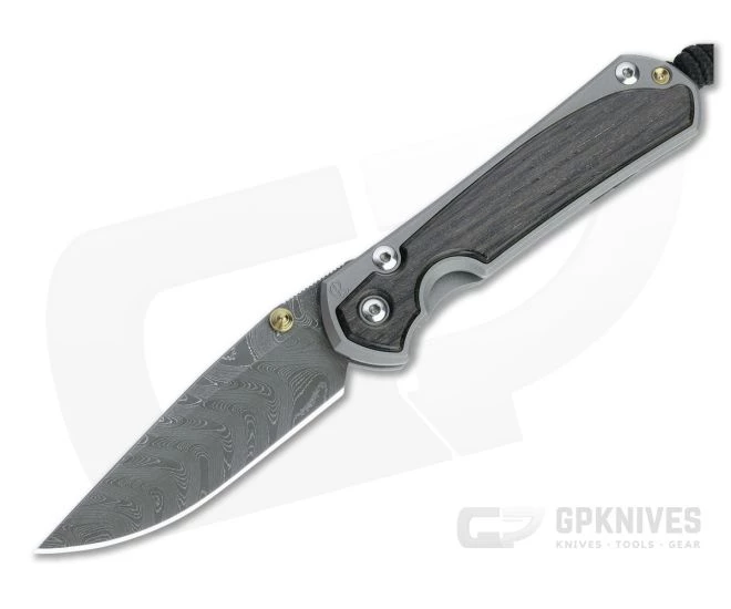 Chris Reeve Small Sebenza 31 Boomerang Damascus Bog Oak Inlaid Folding Knife 3 Chris Reeve Small Sebenza 31 Boomerang Damascus Bog Oak Inlaid Folding Knife
