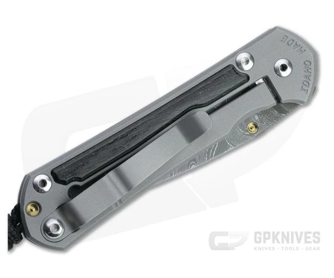 Chris Reeve Small Sebenza 31 Boomerang Damascus Bog Oak Inlaid Folding Knife 4 Chris Reeve Small Sebenza 31 Boomerang Damascus Bog Oak Inlaid Folding Knife - Image 2