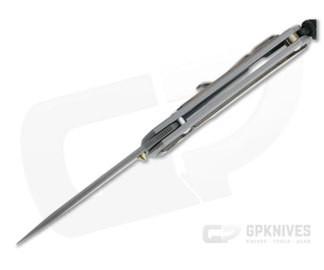 Chris Reeve Small Sebenza 31 Raindrop Damascus Bog Oak Inlaid Folding Knife 001 5 Chris Reeve Small Sebenza 31 Raindrop Damascus Bog Oak Inlaid Folding Knife 001 - Image 3