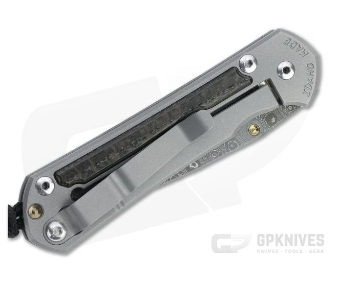 Chris Reeve Small Sebenza 31 Raindrop Damascus Bog Oak Inlaid Folding Knife 002 4 Chris Reeve Small Sebenza 31 Raindrop Damascus Bog Oak Inlaid Folding Knife 002 - Image 2