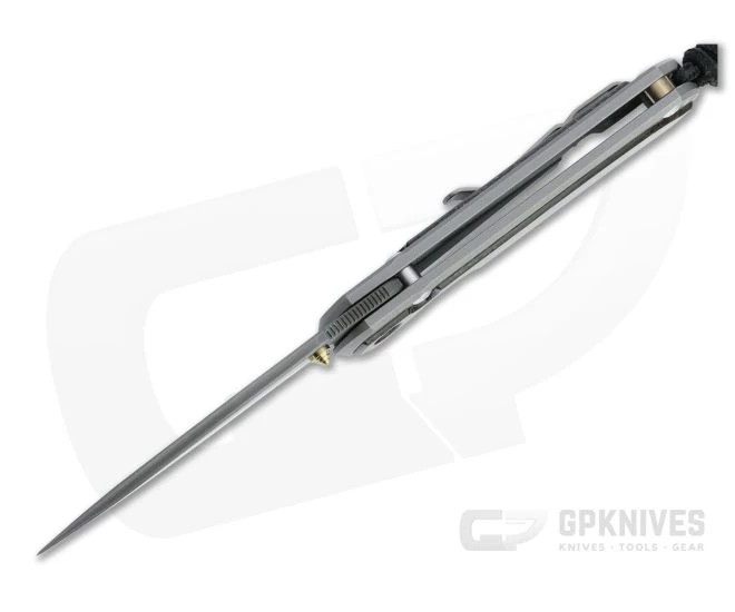 Chris Reeve Small Sebenza 31 Raindrop Damascus Bog Oak Inlaid Folding Knife 002 5 Chris Reeve Small Sebenza 31 Raindrop Damascus Bog Oak Inlaid Folding Knife 002 - Image 3