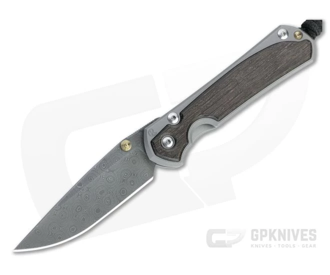 Chris Reeve Small Sebenza 31 Raindrop Damascus Bog Oak Inlaid Folding Knife 3 Chris Reeve Small Sebenza 31 Raindrop Damascus Bog Oak Inlaid Folding Knife