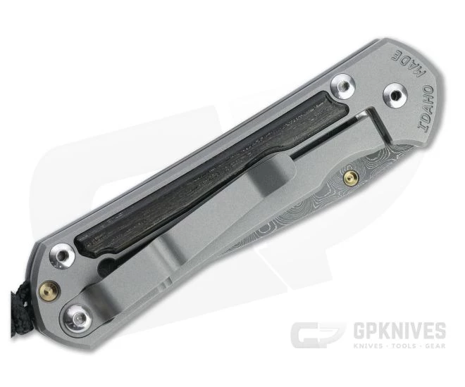 Chris Reeve Small Sebenza 31 Raindrop Damascus Bog Oak Inlaid Folding Knife 4 Chris Reeve Small Sebenza 31 Raindrop Damascus Bog Oak Inlaid Folding Knife - Image 2