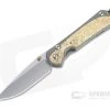 Chris Reeve Small Sebenza 31 Stonewashed S45VN Box Elder Inlay Folding Knife 004 -EDC (Every Day Carry) Shop s31 1108 004 1