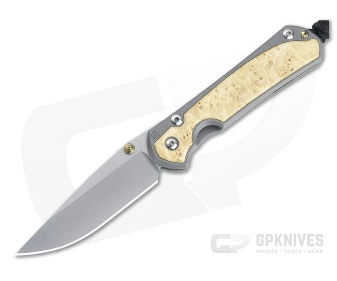 Chris Reeve Small Sebenza 31 Stonewashed S45VN Box Elder Inlay Folding Knife 006 3 Chris Reeve Small Sebenza 31 Stonewashed S45VN Box Elder Inlay Folding Knife 006