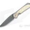 Chris Reeve Small Sebenza 31 Raindrop Damascus Box Elder Inlaid Titanium Folding Knife 002 -EDC (Every Day Carry) Shop s31 1114 002 1