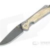 Chris Reeve Small Sebenza 31 Raindrop Damascus Box Elder Inlaid Titanium Folding Knife -EDC (Every Day Carry) Shop s31 1114 1