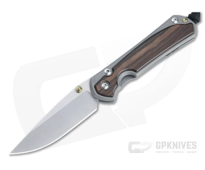 Chris Reeve Small Sebenza 31 Stonewashed S45VN Macassar Ebony Inlay Folding Knife 002 3 Chris Reeve Small Sebenza 31 Stonewashed S45VN Macassar Ebony Inlay Folding Knife 002