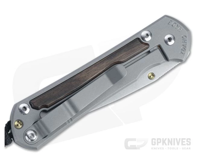 Chris Reeve Small Sebenza 31 Stonewashed S45VN Macassar Ebony Inlay Folding Knife 002 4 Chris Reeve Small Sebenza 31 Stonewashed S45VN Macassar Ebony Inlay Folding Knife 002 - Image 2