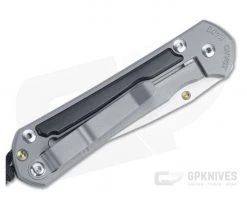 Chris Reeve Small Sebenza 31 Stonewashed S45VN Macassar Ebony Inlay Folding Knife 003 -EDC (Every Day Carry) Shop s31 1116 003 2