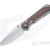 Chris Reeve Small Sebenza 31 Stonewashed S45VN Macassar Ebony Inlay Folding Knife 004 -EDC (Every Day Carry) Shop s31 1116 004 1