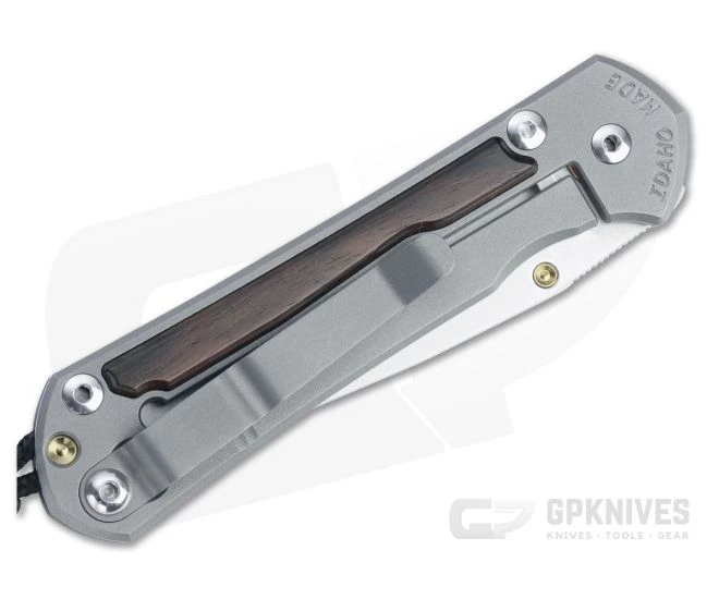 Chris Reeve Small Sebenza 31 Stonewashed S45VN Macassar Ebony Inlay Folding Knife 006 4 Chris Reeve Small Sebenza 31 Stonewashed S45VN Macassar Ebony Inlay Folding Knife 006 - Image 2