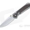 Chris Reeve Small Sebenza 31 Stonewashed S45VN Macassar Ebony Inlay Folding Knife 007 -EDC (Every Day Carry) Shop s31 1116 007 1