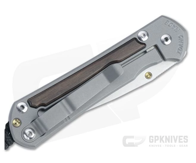 Chris Reeve Small Sebenza 31 Stonewashed S45VN Macassar Ebony Inlay Folding Knife 007 4 Chris Reeve Small Sebenza 31 Stonewashed S45VN Macassar Ebony Inlay Folding Knife 007 - Image 2