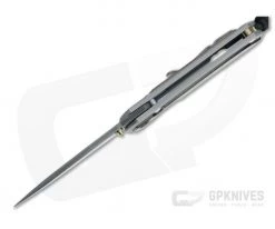 Chris Reeve Small Sebenza 31 Raindrop Damascus Macassar Ebony Inlaid Folding Knife 001 -EDC (Every Day Carry) Shop s31 1122 001 3