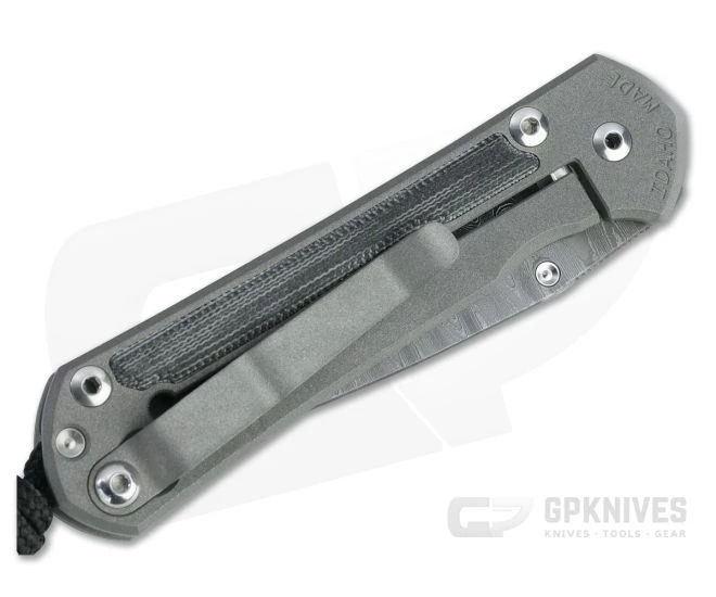 Chris Reeve Small Sebenza 31 Ladder Damascus Black Micarta Inlay Folder 006 4 Chris Reeve Small Sebenza 31 Ladder Damascus Black Micarta Inlay Folder 006 - Image 2