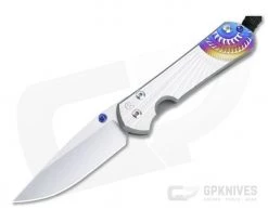 Chris Reeve Small Sebenza 31 S45VN Unique Graphic Titanium Folding Knife 008