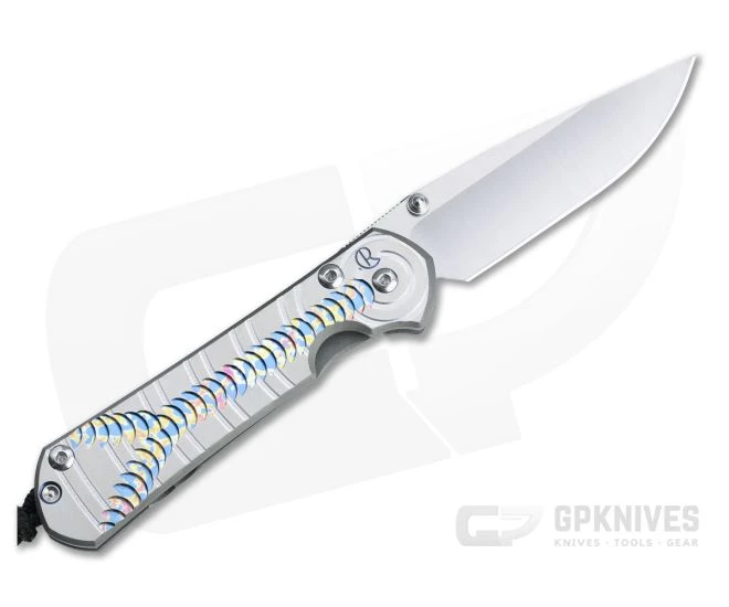 Chris Reeve Small Sebenza 31 Left Handed S45VN Unique Graphic Titanium Folding Knife 003 3 Chris Reeve Small Sebenza 31 Left Handed S45VN Unique Graphic Titanium Folding Knife 003