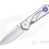 Chris Reeve Small Sebenza 31 S45VN Unique Graphic Triple Mosaic Opal Titanium Folding Knife 006 -EDC (Every Day Carry) Shop s31 1408 006 1