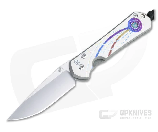 Chris Reeve Small Sebenza 31 S45VN Unique Graphic Triple Mosaic Opal Titanium Folding Knife 006 3 Chris Reeve Small Sebenza 31 S45VN Unique Graphic Triple Mosaic Opal Titanium Folding Knife 006
