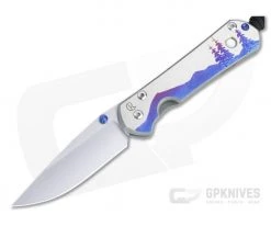 Chris Reeve Small Sebenza 31 S45VN MOP "Night Sky" Unique Graphic Folder 035