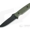 Spartan Blades Alala Black 1095 Green Micarta Silver Line Fixed Blade SBSL004BKGR -EDC (Every Day Carry) Shop sbsl004bkgr