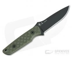 Spartan Blades Alala Black 1095 Green Micarta Silver Line Fixed Blade SBSL004BKGR -EDC (Every Day Carry) Shop sbsl004bkgr 3