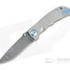 Spartan Blades Harsey Folder 3.25 Nichols Damascus Blue Hardware Titanium Folder 04 -EDC (Every Day Carry) Shop sf10 04 1