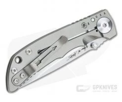 Spartan Blades Harsey Folder 3.25 Stonewashed S45VN Frame Lock Folder -EDC (Every Day Carry) Shop sf10sw 2