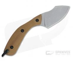 Smith & Sons Apex Stonewashed D2 Natural Micarta Multi Purpose Fixed Blade SM034101 -EDC (Every Day Carry) Shop sm034101 3