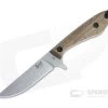 Smith & Sons Spur Stonewashed AEB-L Walnut Wood EDC Fixed Blade SM14AE2318 -EDC (Every Day Carry) Shop sm14ae2318 1