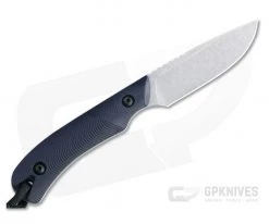 Smith & Sons Axiom V2 Stonewashed AEB-L Midnight Blue Richlite EDC Fixed Blade -EDC (Every Day Carry) Shop sm18507 3
