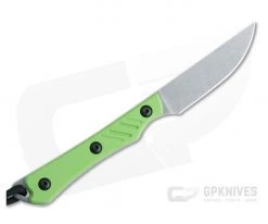 Smith & Sons Shoal Stonewashed AEB-L Green G10 Fixed Blade -EDC (Every Day Carry) Shop sm19212 3