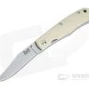 Smith & Sons Cypress Trapper D2 White Burlap Micarta Liner Lock Folder -EDC (Every Day Carry) Shop smllk1 102b 1