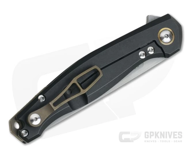 GiantMouse ACE Sonoma Stonewashed M390 Black PVD Titanium Frame Lock Flipper 4 GiantMouse ACE Sonoma Stonewashed M390 Black PVD Titanium Frame Lock Flipper - Image 2