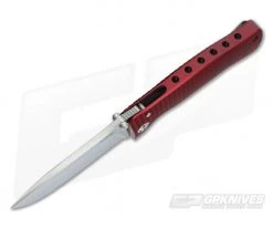 LionSteel SR-1 Red Integral Aluminum Folder Satin D2 Blade -EDC (Every Day Carry) Shop sr1a rs 3