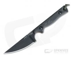 TOPS Knives Street Scalpel 2.0 Black Canvas Micarta EDC Fixed Blade SSS-02