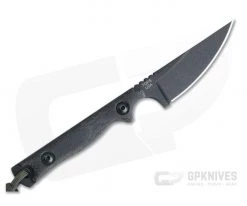 TOPS Knives Street Scalpel 2.0 Black Canvas Micarta EDC Fixed Blade SSS-02 -EDC (Every Day Carry) Shop sss 02 3 1