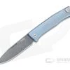 LionSteel Thrill Stainless Damascus Blue Titanium H.WAYL Hidden Clip Integral Slip Joint Folder -EDC (Every Day Carry) Shop tl d bl 1