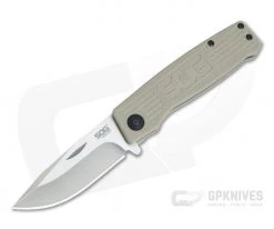 SOG Terminus Satin BD1 Tan G10 Slip Joint Folder TM1001-BX 7 SOG Terminus Satin BD1 Tan G10 Slip Joint Folder TM1001-BX -EDC (Every Day Carry) Shop tm1001 bx