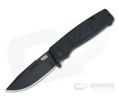 SOG Terminus Black PVD BD1 Black G10 Slip Joint Folder TM1002-BX
