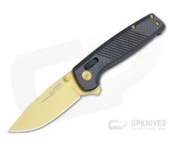 SOG Terminus XR LTE Gold S35VN Carbon Fiber XR Lock Flipper TM1033-BX