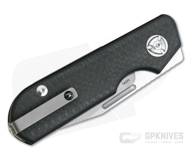 Liong Mah Design Traveler Clip Point Carbon Fiber M390 Slip Joint 4 Liong Mah Design Traveler Clip Point Carbon Fiber M390 Slip Joint - Image 2