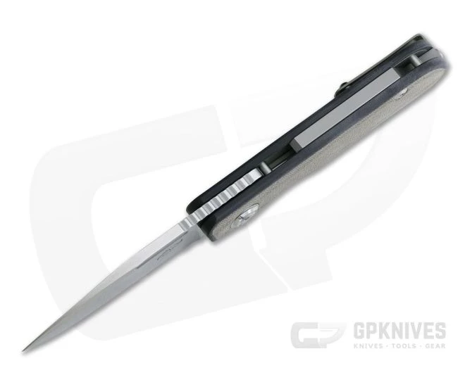 Liong Mah Design Traveler Spear Point Green Micarta M390 Slip Joint 5 Liong Mah Design Traveler Spear Point Green Micarta M390 Slip Joint - Image 3