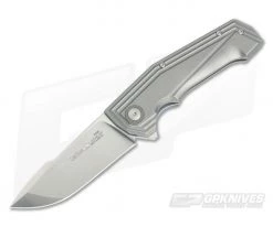 Viper Larius Satin M390 Liner Lock Flipper Milled Titanium V5958TI