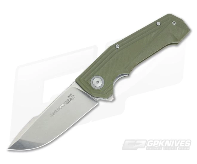 Viper Larius Stonewashed M390 Liner Lock Flipper Milled Green G10 V5960GG 3 Viper Larius Stonewashed M390 Liner Lock Flipper Milled Green G10 V5960GG
