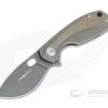 Viper Lille Black Stonewashed M390 Titanium Liner Lock Flipper Bronze Anodized Overlay V5963TIBR -EDC (Every Day Carry) Shop v5963tibr