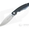 Viper Belone Satin M390 Blue Titanium Liner Lock Flipper Carbon Fiber Overlay V5970BLFC -EDC (Every Day Carry) Shop v5970blfc v2