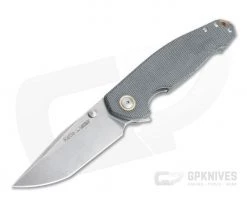 Viper Katla Vox Design Black Canvas Micarta Stonewashed M390 Liner Lock Flipper V5982CB