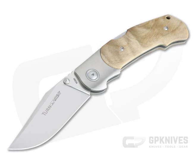 Viper Turn Bolstered Flamed Poplar Wood Satin M390 Advanced Back Lock Folder V5986PI 3 Viper Turn Bolstered Flamed Poplar Wood Satin M390 Advanced Back Lock Folder V5986PI